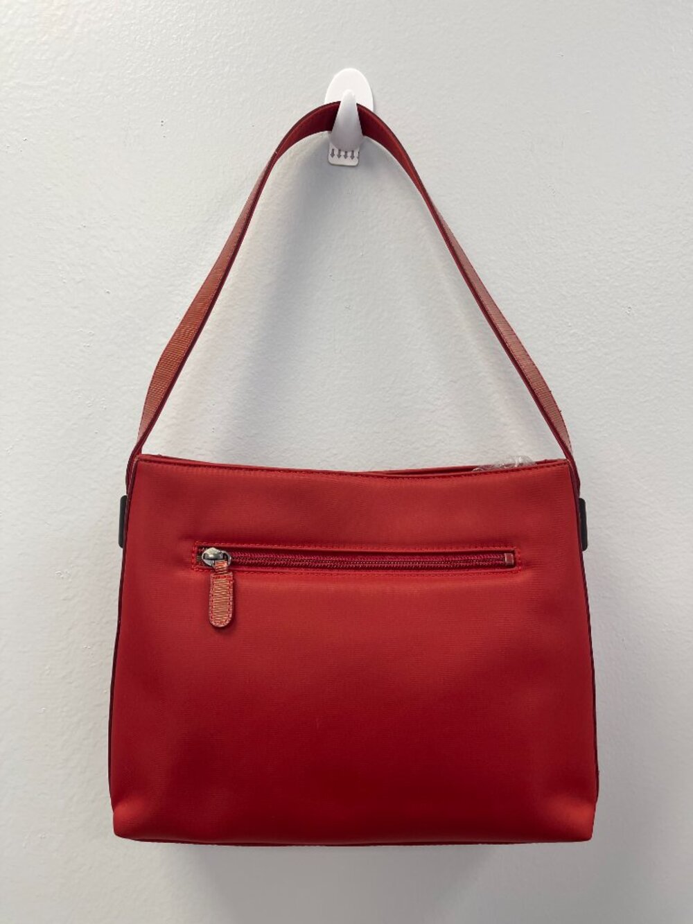 Givenchy Vintage Nylon Shoulder Bag w/ Leather Trim in Red - Preowned - Picture 2 of 15